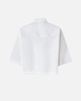 Camicia cropped con dettagli metallici - | Pinko