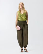 Pantaloni balloon semitrasparenti - | Pinko