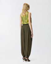 Pantaloni balloon semitrasparenti - | Pinko