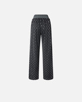 Pantalon en maille filet à sequins miroirs - | Pinko