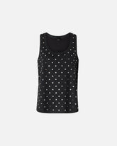 Débardeur en maille filet à sequins miroirs - | Pinko