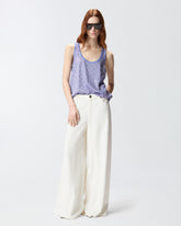 Canotta in rete con specchietti - Blu | Pinko