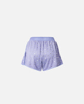 Mesh shorts with mirror detail - | Pinko