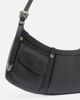 Borsa a spalla grande Pocket Body Bag in pelle con tasche - | Pinko