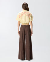 Crop top con logo lettering PINKO - | Pinko