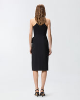 Gonna a portafoglio longuette con frange - | Pinko