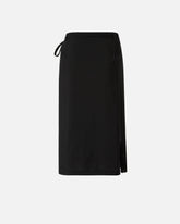 Gonna a portafoglio longuette con frange - | Pinko