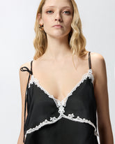 Top with lace inserts - | Pinko