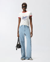 T-shirt con stampa logata - | Pinko