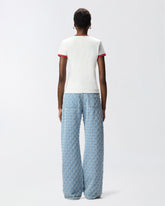 T-shirt con stampa logata - | Pinko