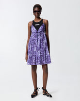 Robe courte à imprimé serpent - | Pinko