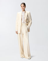 Pantaloni dritti con piega stirata - | Pinko