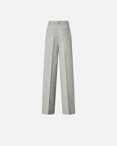 Pantaloni fiammati con piega stirata - | Pinko