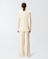 Double-breasted jacket with pockets - | Pinko