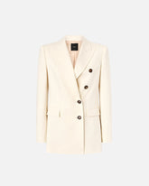 Double-breasted jacket with pockets - | Pinko