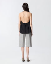 Top leggero con lacci e dettagli texani - | Pinko