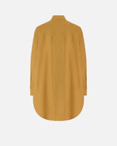 Mini shirt dress with fringing - | Pinko