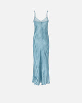 Abito slipdress fluido con stampa gioiello piazzata - | Pinko