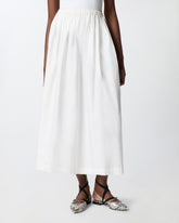 Jupe longue à taille élastiquée - | Pinko