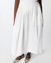 Jupe longue à taille élastiquée - | Pinko
