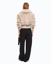 Faux fur bomber jacket - | Pinko