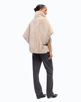 Cape in Pelzoptik - | Pinko