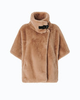 Cappa effetto pelliccia - | Pinko
