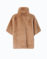 Cappa effetto pelliccia - | Pinko