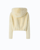 Giubbino cropped effetto pelliccia - | Pinko