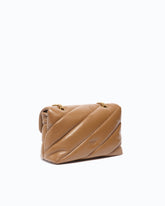 Sac à bandoulière Love Bag Puff moyen en cuir nappa matelassé avec boucle bijou - | Pinko