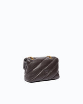 Τσάντα χιαστί Mini Love Bag Puff από καπιτονέ δέρμα nappa με αγκράφα με διακοσμητικά στοιχεία - | Pinko