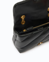Sac à bandoulière Mini Love Bag Puff en cuir nappa matelassé avec boucle bijou - | Pinko