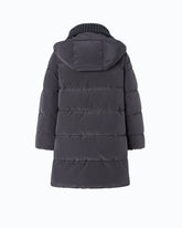 Down jacket in water-repellent technical canvas - | Pinko