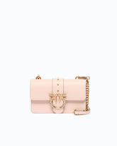 Borsa a tracolla Mini Love Bag One in pelle con fibbia gioiello - | Pinko