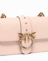 Borsa a tracolla Mini Love Bag One in pelle con fibbia gioiello - | Pinko