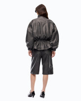 Pea coat with vintage finish - | Pinko