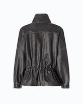 Pea coat with vintage finish - | Pinko