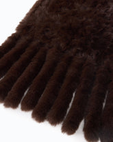 Faux fur maxi scarf - | Pinko