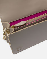 PINKO Galleria Love Bag Click small crossbody bag in leather with engraved buckle - | Pinko