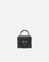 Borsa a mano Micro Love Bag One Top Handle in pelle con fibbia gioiello PINKO Galleria - | Pinko