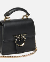 Borsa a mano Micro Love Bag One Top Handle in pelle con fibbia gioiello PINKO Galleria - | Pinko