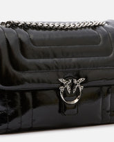 Sac à bandoulière moyen Love Bag Puff en cuir matelassé avec boucle sculptée PINKO Galleria - | Pinko