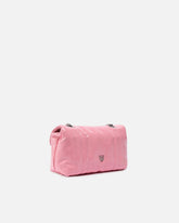 PINKO Galleria Love Bag Puff small crossbody bag in quilted leather with engraved buckle - | Pinko