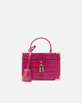 Borsa vanity a tracolla piccola in pelle stampa coccodrillo PINKO Galleria - | Pinko