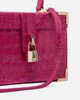 PINKO Galleria small crossbody vanity bag in crocodile-print leather - | Pinko
