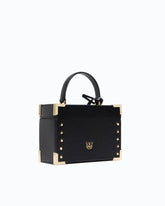 Bolso vanity pequeño de piel con bandolera y tachuelas PINKO Galleria - | Pinko