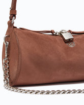 Borsa a spalla Mini Cylinder Bag in suede PINKO Galleria - | Pinko