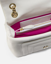 Mała torebka na pasku Love Bag Puff z pikowanej nappy z biżuteryjną klamrą PINKO Galleria - | Pinko