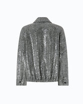 Caban con paillettes - | Pinko