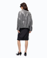 Sequinned pea coat - | Pinko